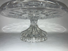 Load image into Gallery viewer, Waterford Crystal Clear Round Cake plate/stand