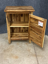 Load image into Gallery viewer, Rustic Solid Wood One-Door Nightstand