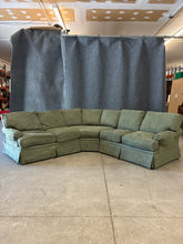 Load image into Gallery viewer, Thomasville Sage Green Curved Sectional