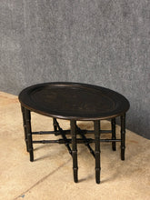 Load image into Gallery viewer, Ethan Allen Chinoiserie Style Oval Coffee Table