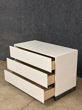 Load image into Gallery viewer, Modern Chic White Three Drawer Chest
