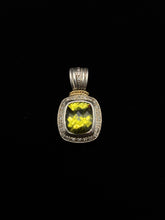 Load image into Gallery viewer, Sterling Silver Square Pendant