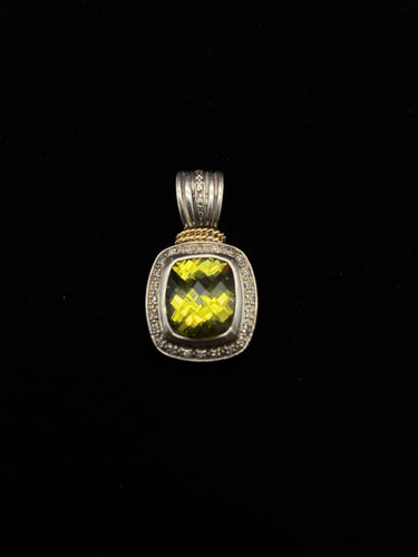 Sterling Silver Square Pendant