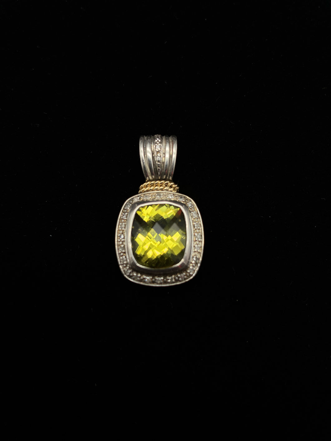 Sterling Silver Square Pendant