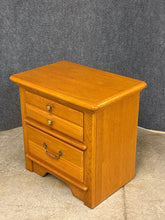 Load image into Gallery viewer, Lexington Furniture Oak 3-Drawer Nightstand