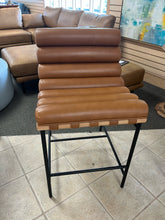 Load image into Gallery viewer, *NEW* Denver Modern Vail Leather Counter Stool (Multiple Quantities)