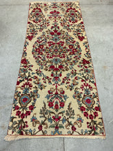 Load image into Gallery viewer, Hand-knotted Persian-style Floral Wool Runner