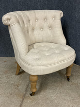 Load image into Gallery viewer, Restoration Hardware Tufted Club Chair