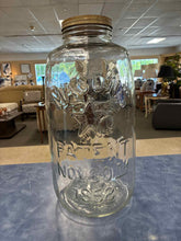 Load image into Gallery viewer, Glass Vintage Clear 2 Piece Jar