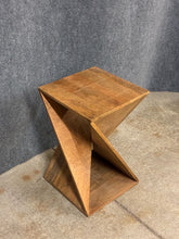 Load image into Gallery viewer, Rustic Modern Geometric End Table