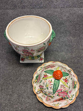 Load image into Gallery viewer, Porcelain Asian Floral White Misc.