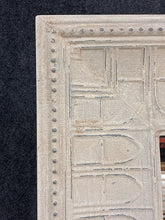 Load image into Gallery viewer, Pier 1 Mirror Embossed Metal Mirror with Whitewashed Finish