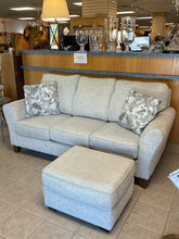 Load image into Gallery viewer, England Cream Sofa With Ottoman