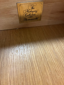 Thomasville Banded Mahogany 4 Drawer Nightstand