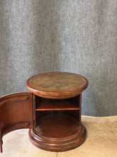 Load image into Gallery viewer, Barrel Form Accent Table with Storage