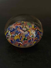 Load image into Gallery viewer, Glass Floral Multi-Color Paperweight