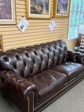 Load image into Gallery viewer, Ethan Allen "Chadwick" Leather Sofa