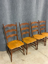 Load image into Gallery viewer, Set of 4 Made In Canada Two-Tone Dining Chairs