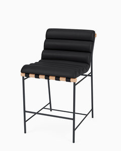 *NEW* Denver Modern Vail Leather Counter Stool (Multiple Quantities)
