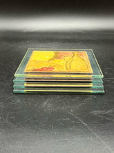 Load image into Gallery viewer, Tuscan Wine Theme Glass Coasters, Set of 4