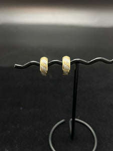 Gold Pierced Earrings