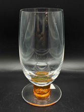 Load image into Gallery viewer, 4 Piece Denby Clear Glass Amber Glasses