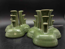 Load image into Gallery viewer, 2 Piece Fiesta Green Candle/Candleholder