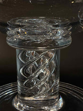 Load image into Gallery viewer, 2 Piece Simon Pearce Glass Candle/Candleholder