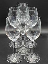 Load image into Gallery viewer, "Clearly Waterford" by Waterford Crystal Set of 6 White Wine With Star Cut Foot