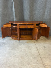 Load image into Gallery viewer, Parquet Top Curved Sideboard Cabinet