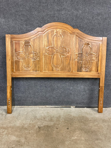 Pier 1 Imports Queen Size Carved Wood Headboard