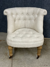 Load image into Gallery viewer, Restoration Hardware Tufted Club Chair