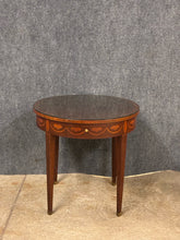 Load image into Gallery viewer, Baker Furniture Inlaid Round Accent Table
