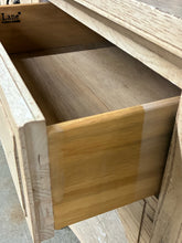 Load image into Gallery viewer, Lane Painted Wood Buffet with Wrought Iron &amp; Glass Hutch