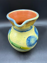 Load image into Gallery viewer, Signed Bd'A Hand-Painted Art Pottery Pitcher