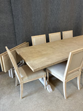 Load image into Gallery viewer, Eloquence Trestle Dining Set With 2 Leaf Extensions
