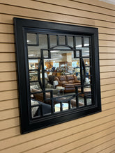 Load image into Gallery viewer, Black Mirror With Wood Trim Detail
