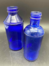 Load image into Gallery viewer, Glass Cobalt Bottle