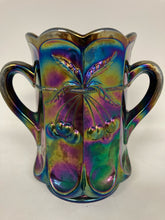 Load image into Gallery viewer, Purple Glass Iridescent Vase