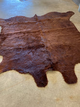 Load image into Gallery viewer, Large Brown Animal Hide Rug