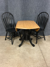 Load image into Gallery viewer, Two-Tone Drop Leaf Dining Set with 2 Chairs