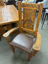 Load image into Gallery viewer, Custom Made Rustic Wood Dining Set