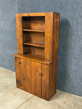 Load image into Gallery viewer, Primitive Pine Step-Back Cupboard