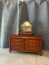 Load image into Gallery viewer, Ethan Allen British Classics 9 Drawer Dresser with Mirror