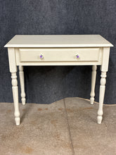 Load image into Gallery viewer, Painted Writing Desk with Storage Drawer