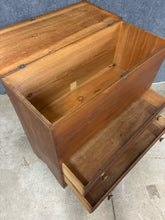 Load image into Gallery viewer, Antique 2-Drawer Chest with Trunk Top