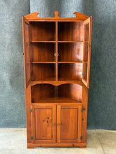 Load image into Gallery viewer, Mastercraft Pine Corner Display Cabinet