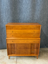 Load image into Gallery viewer, Mid-Century Modern Tall 5-Drawer Chest