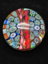 Load image into Gallery viewer, Murano Glass Floral Multi-Color Paperweight
