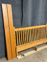 Load image into Gallery viewer, Mission Style King Size Bed With Low Profile Footboard